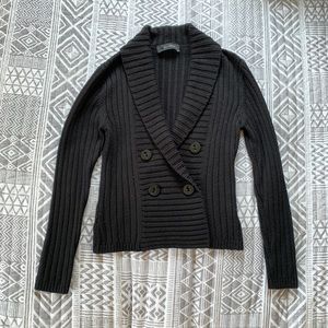 LAURA DONINI Black Cardigan. Size Small/40